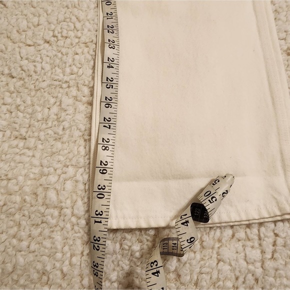 J. Crew Wide-leg denim trouser in‎ white size 32 - Picture 6 of 14